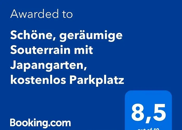 Schoene, Geraeumige Souterrain Mit Japangarten, Kostenlos Parkplatz شقة *